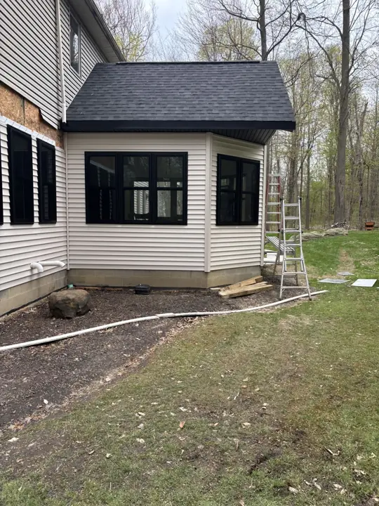Exterior renovation, finished exterior view