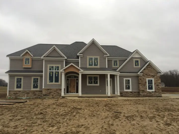 New-home exterior, finished exterior view