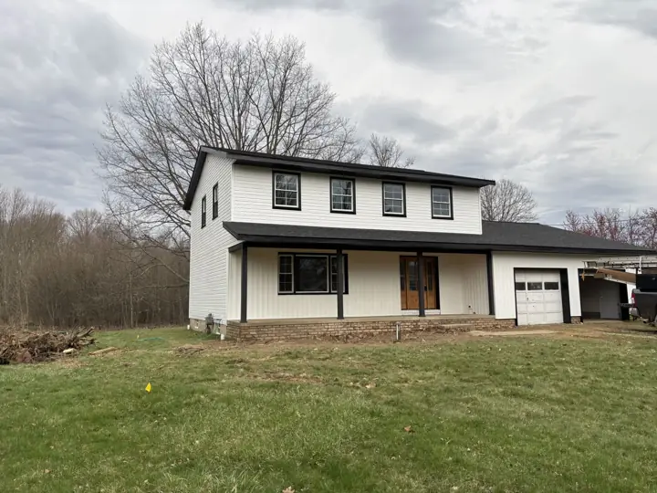 Exterior remodeling, finished exterior view