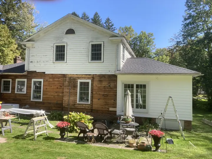 Exterior remodeling, before exterior view